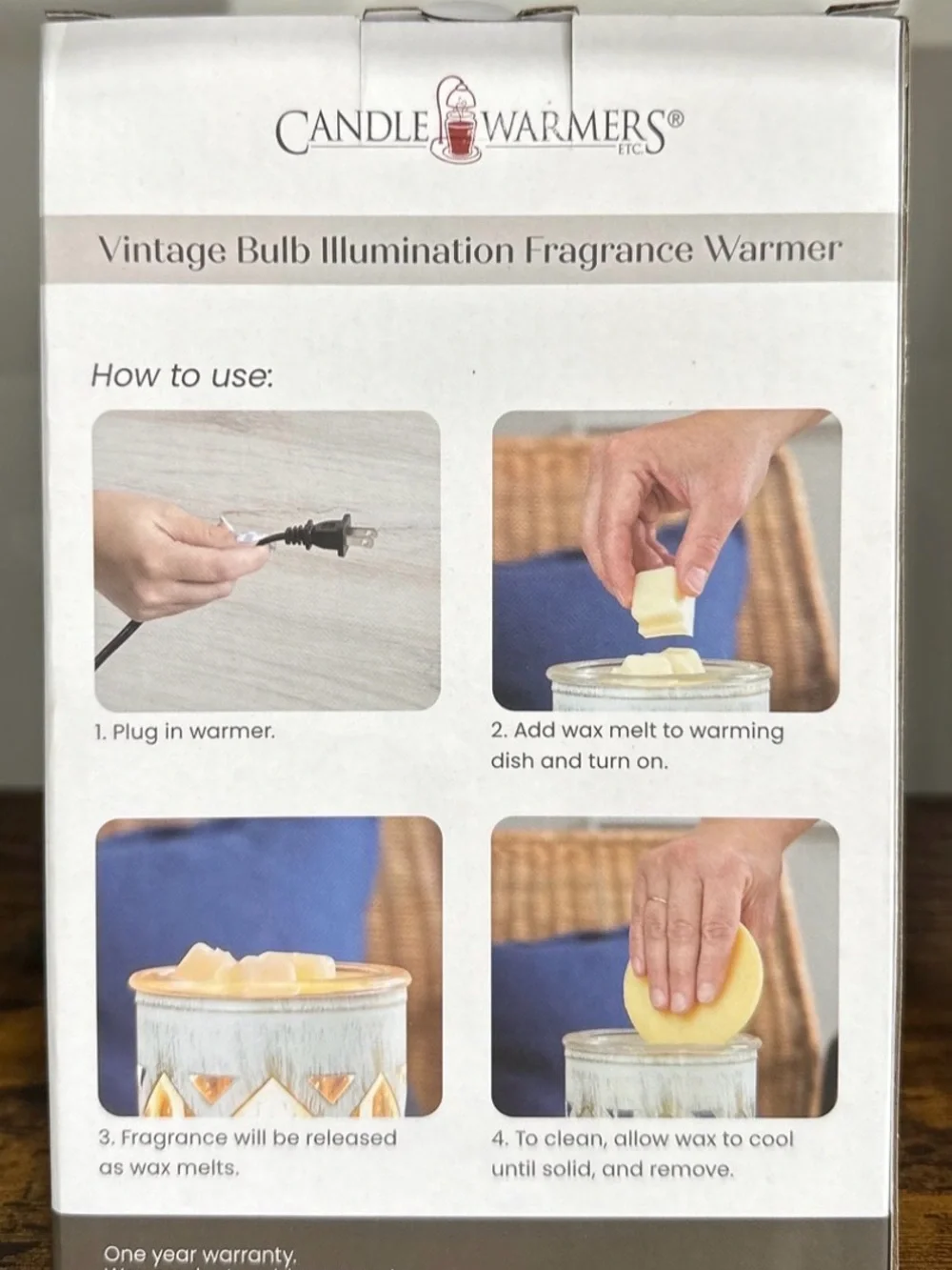 Candle Warmers Etc. Apothecary Vintage Feel Candle Wax warmer